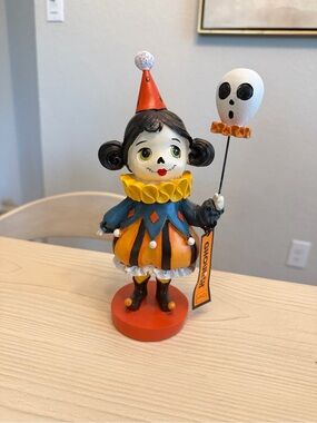 Ghoulish Carnival Girl Halloween Grunge